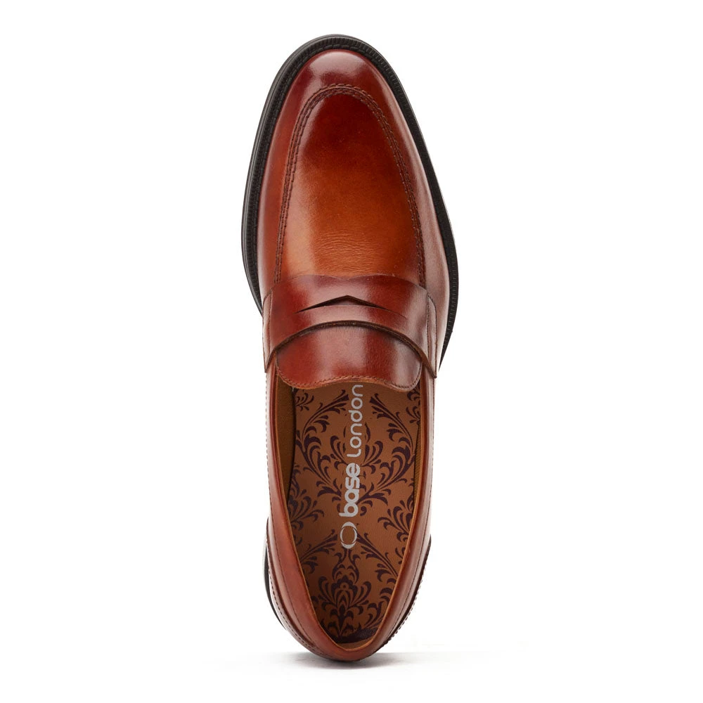 Base London Kennedy Washed Loafers Tan - Image 2