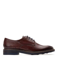Base London Mawley Washed Derby Shoes Brown