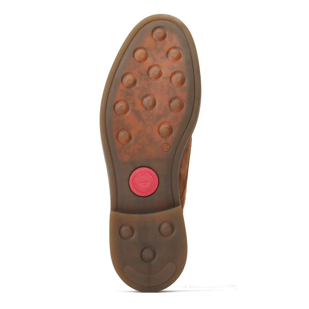 Base London Mawley Suede Derby Shoes Ginger - Image 5