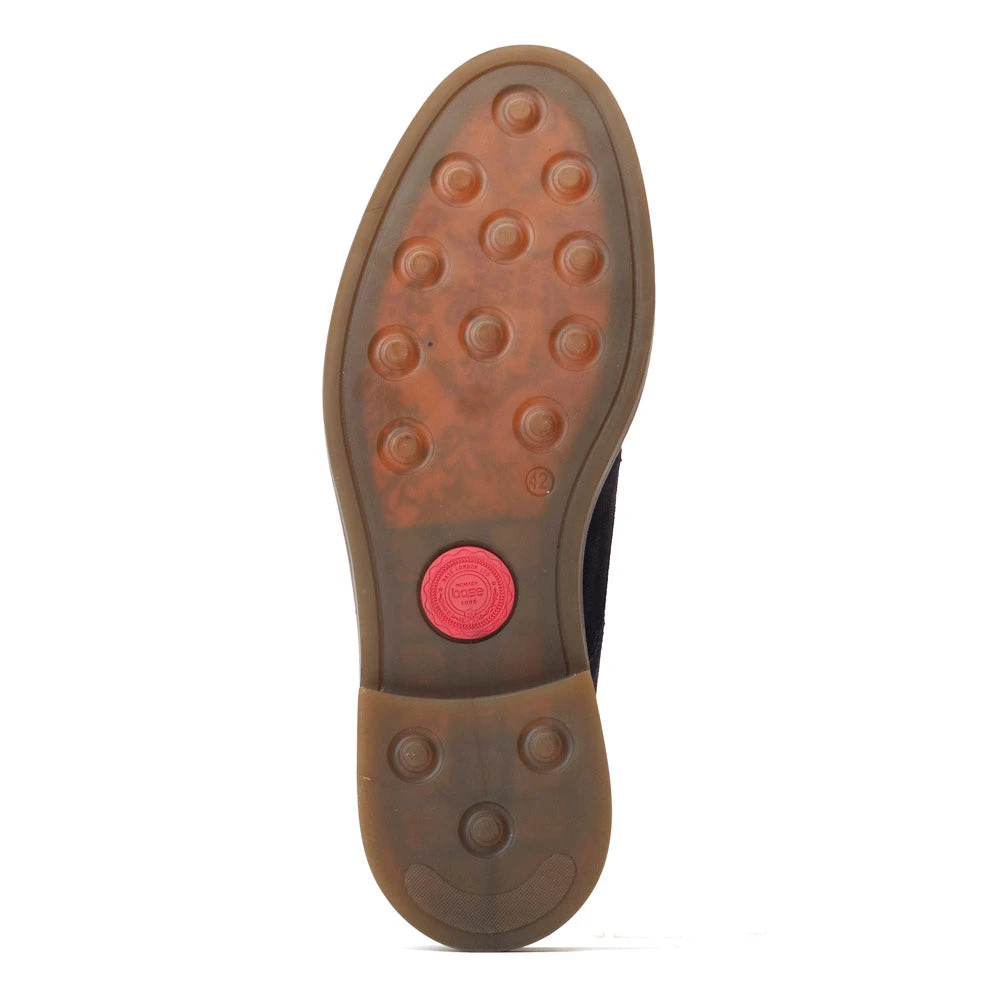 Base London Mawley Suede Derby Shoes Navy - Image 5