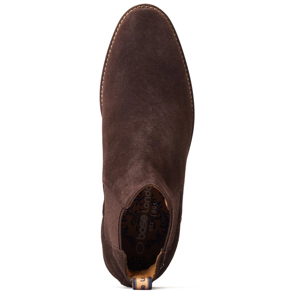 Base London Virgil Suede Chelsea Boots Brown - Image 5