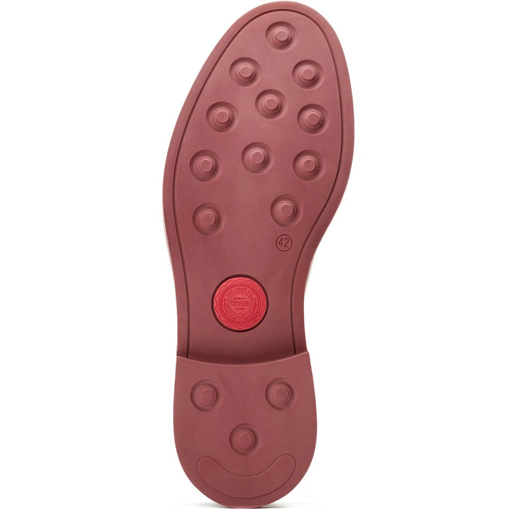 Base London Tatton Washed Oxford Shoes Tan - Image 4