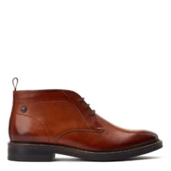 Base London Knebworth Washed Chukka Boots Tan