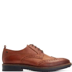 Base London Nashville Pull Up Brogue Shoes