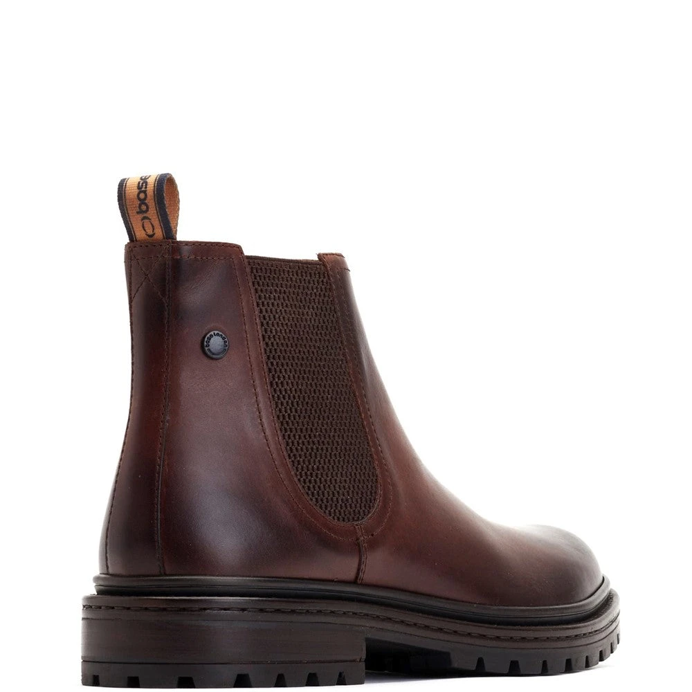 Base London Walsh Washed Chelsea Boots Brown - Image 3