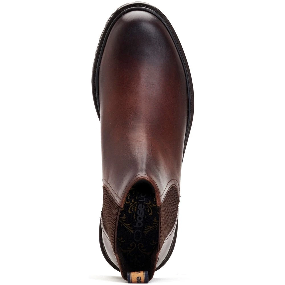 Base London Walsh Washed Chelsea Boots Brown - Image 5
