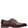 Base London Drake Waxy Derby Shoes Brown
