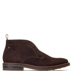 Base London Knebworth Suede Chukka Boots Brown