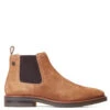 Base London Portland Suede Chelsea Boots Ginger