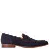 Base London Bruno Suede Loafers Navy
