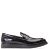 Base London Sid Hi Shine Loafers Black