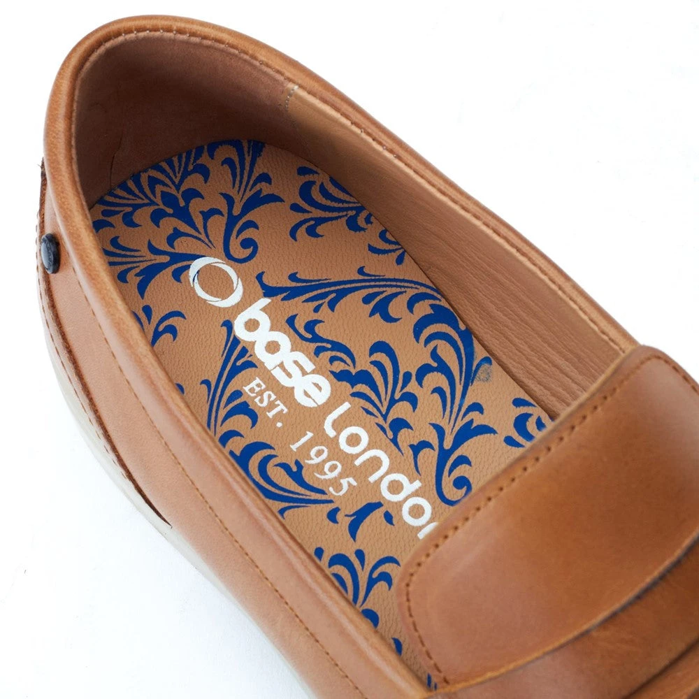 Base London Marlin Nubuck Loafers Tan - Image 6
