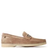 Base London Drum Suede Loafers Sand