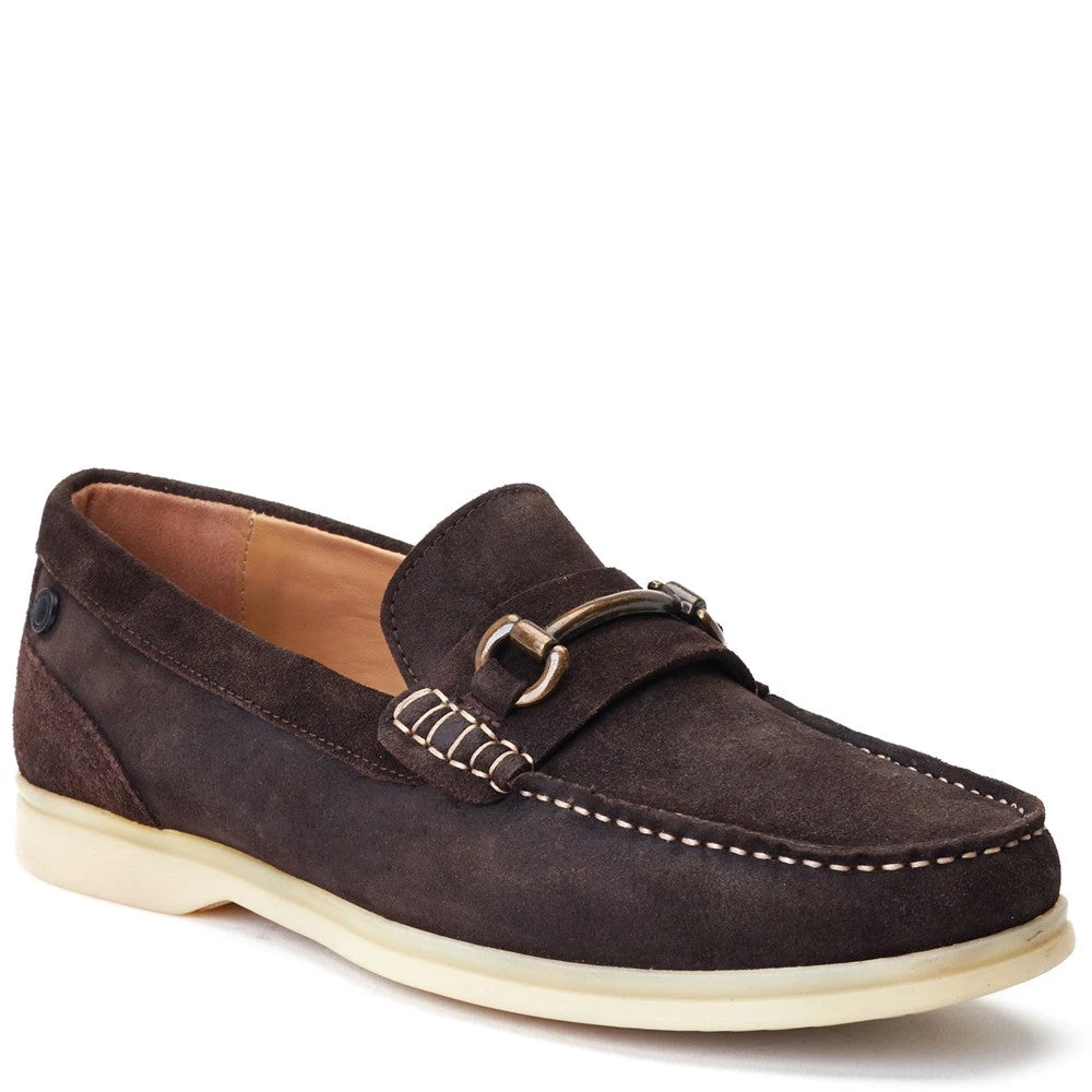Base London Snapper Suede Loafers Brown - Image 2