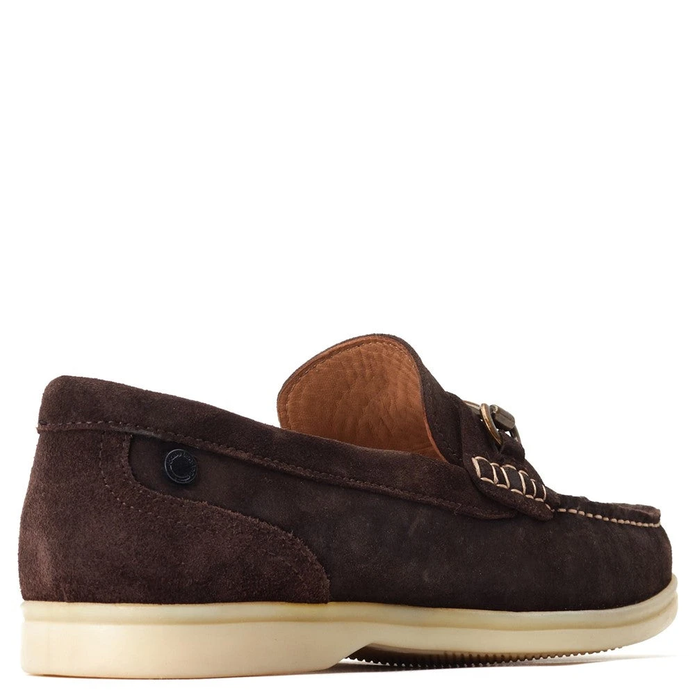 Base London Snapper Suede Loafers Brown - Image 3