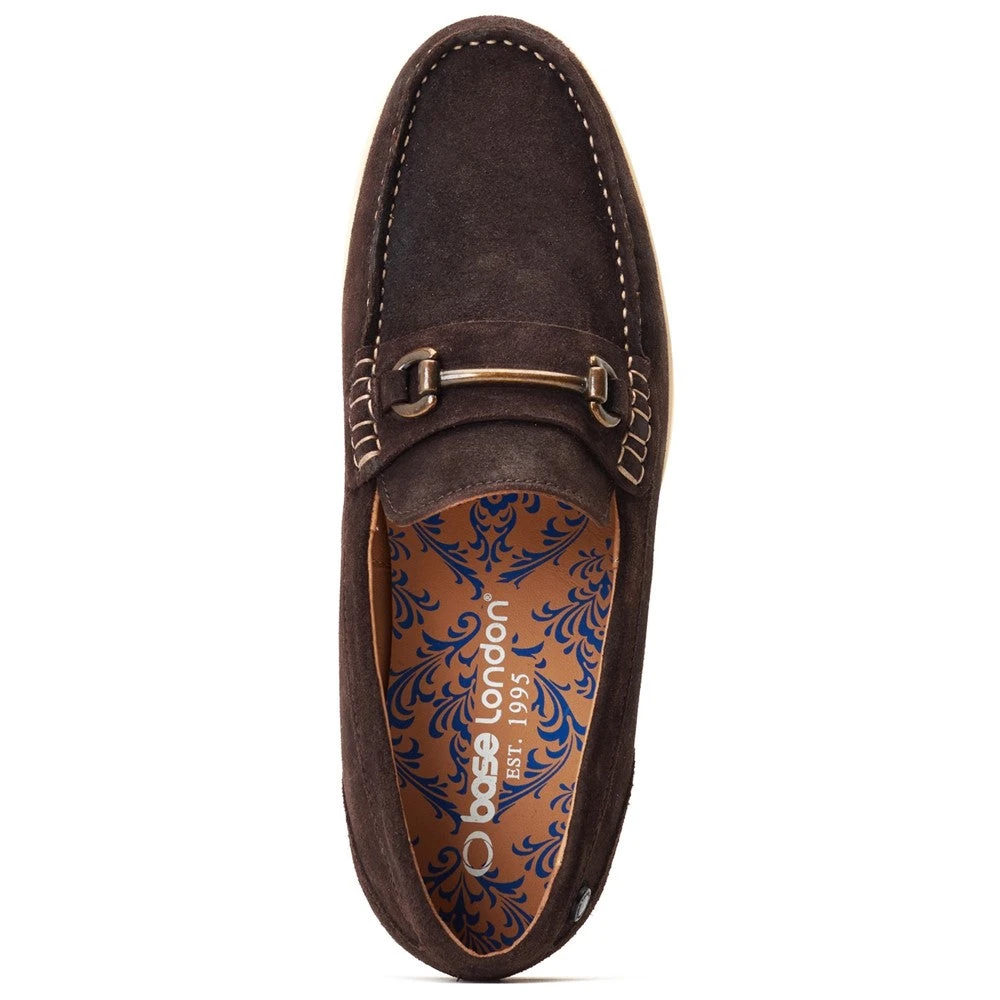Base London Snapper Suede Loafers Brown - Image 5