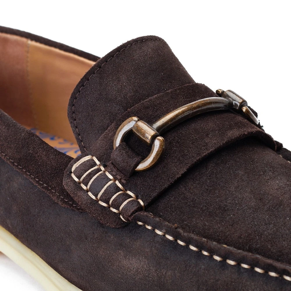 Base London Snapper Suede Loafers Brown - Image 7