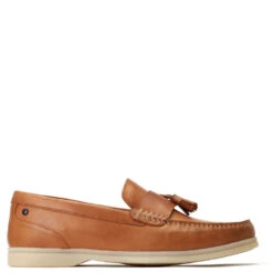 Base London Bonito Nubuck Loafers Tan