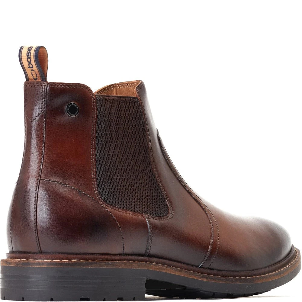 Base London Bloom Burnished Chelsea Boots Brown - Image 3