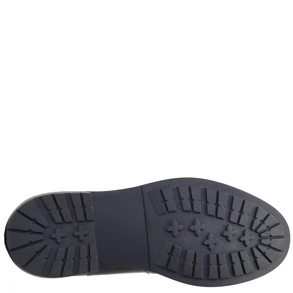 Base London Bloom Burnished Chelsea Boots Navy - Image 4