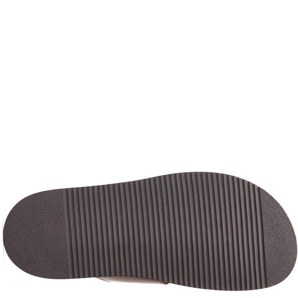 Base London Maven Waxy Slide Sandal Brown - Image 4