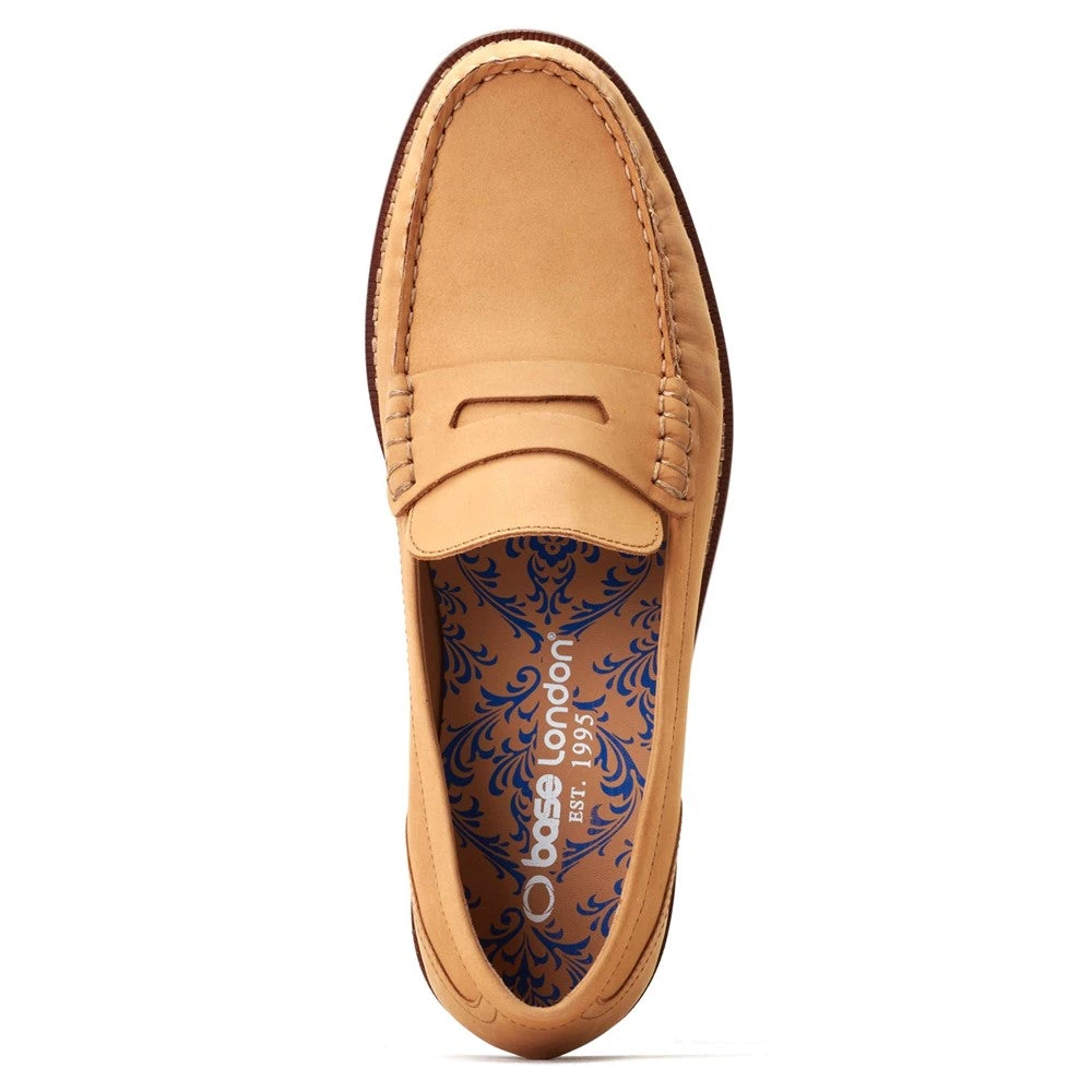 Base London Garfield Nubuck Loafers Tan - Image 5