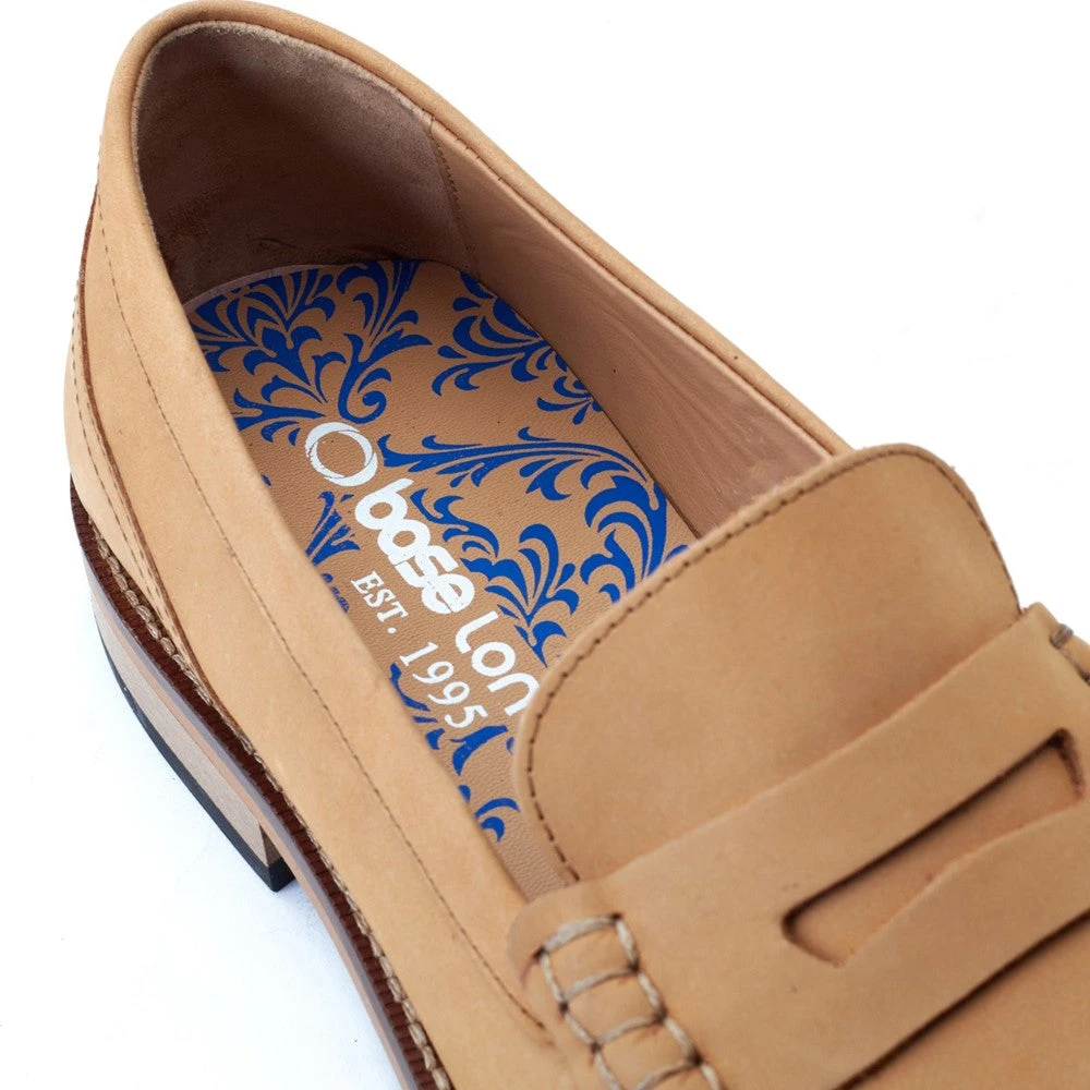 Base London Garfield Nubuck Loafers Tan - Image 6