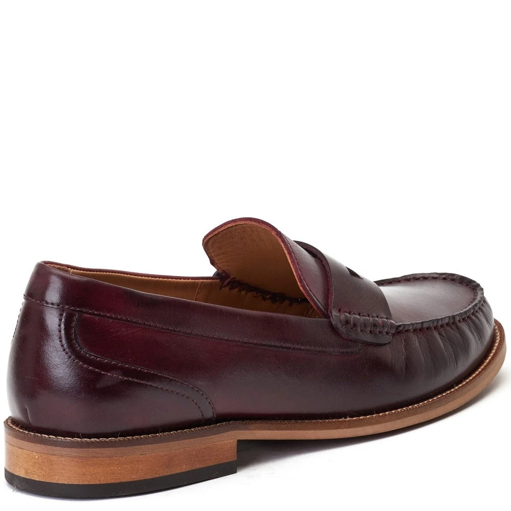 Base London Garfield Washed Loafers Bordo - Image 3