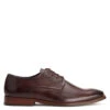 Base London Marley Washed Derby Shoes Brown