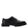 Base London Wick Pull Up Derby Shoes Black