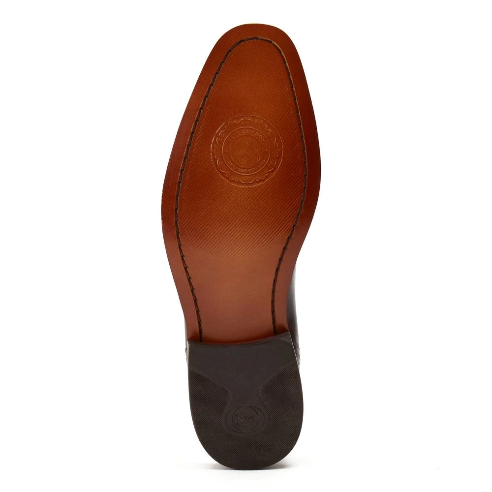 Base London Sikes Washed Chelsea Boots Tan - Image 9